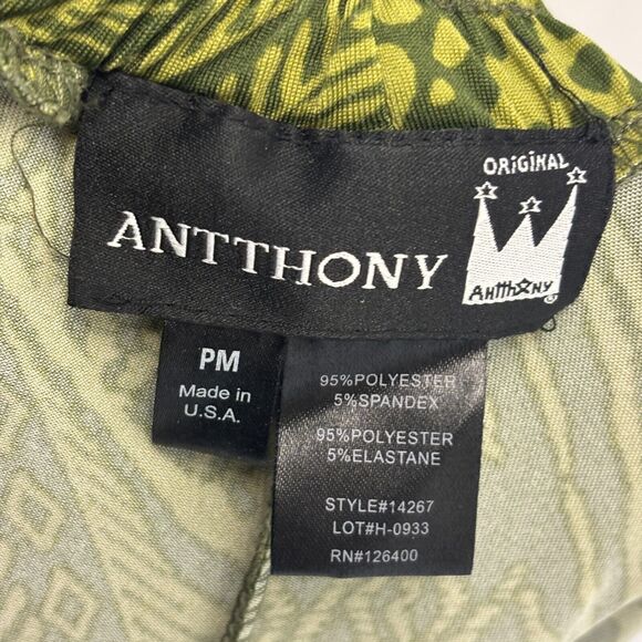 The Original Anthony Womens Boho Tribal Geometric Pants Size MP Comfy Stretchy - Picture 3 of 7